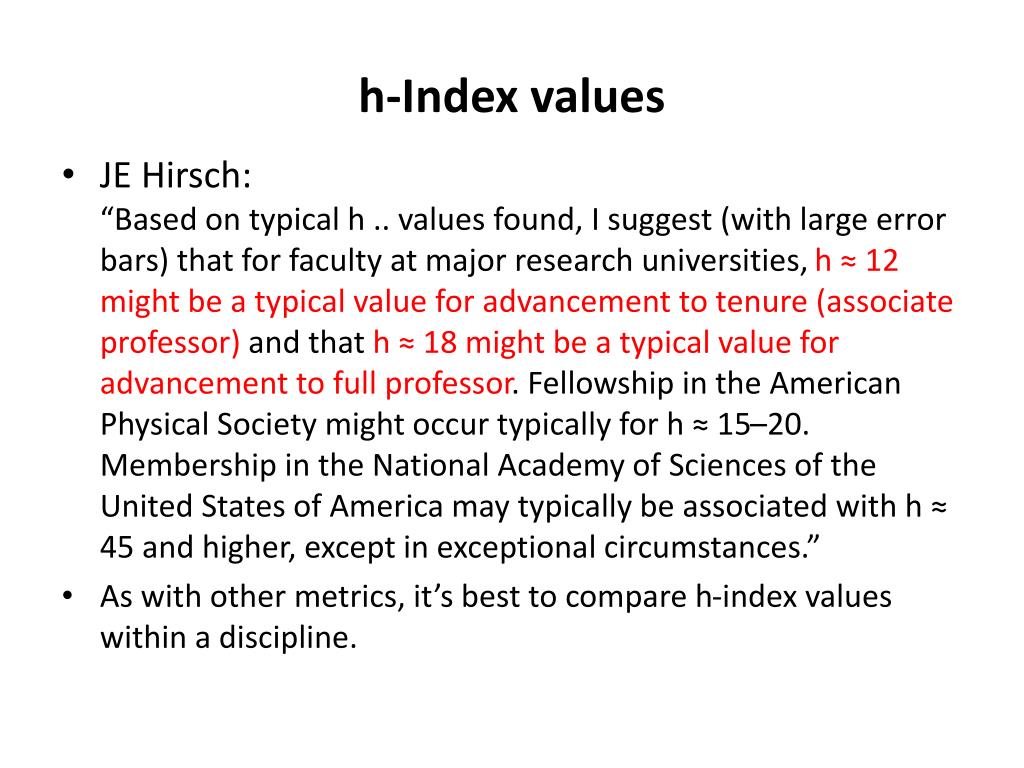 PPT Journal Impact Factors and the Author hindex tools used for PPT Journal Impact Factors and the Author hindex tools used for