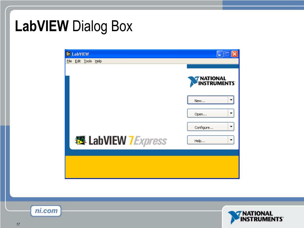 PPT LabVIEW Introduction Course Semester PowerPoint Presentation