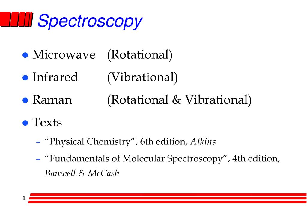 PPT Spectroscopy PowerPoint Presentation, free download ID255820