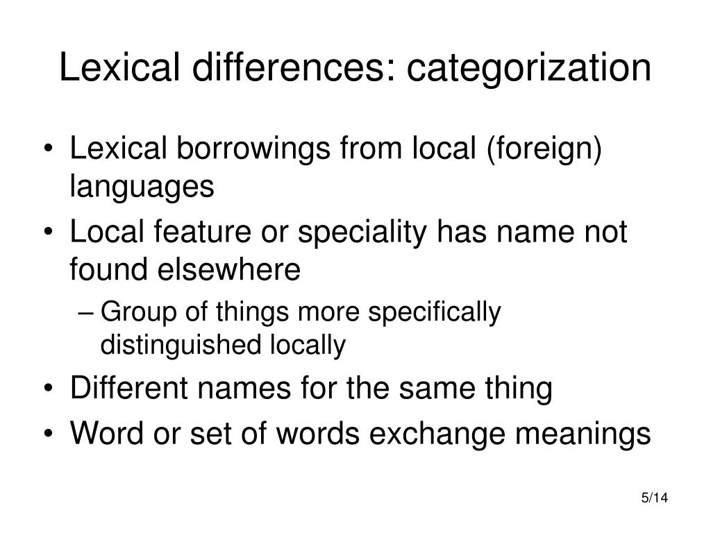 PPT Lexical differences between dialects PowerPoint Presentation