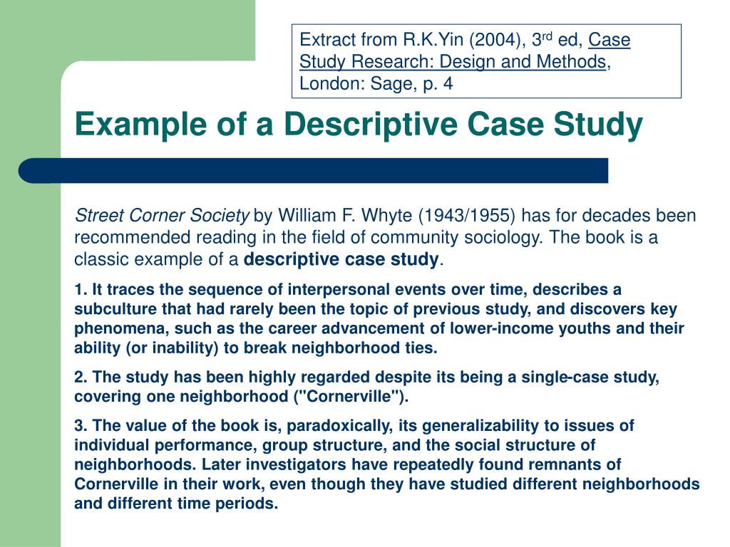 perbedaan case study dan descriptive study