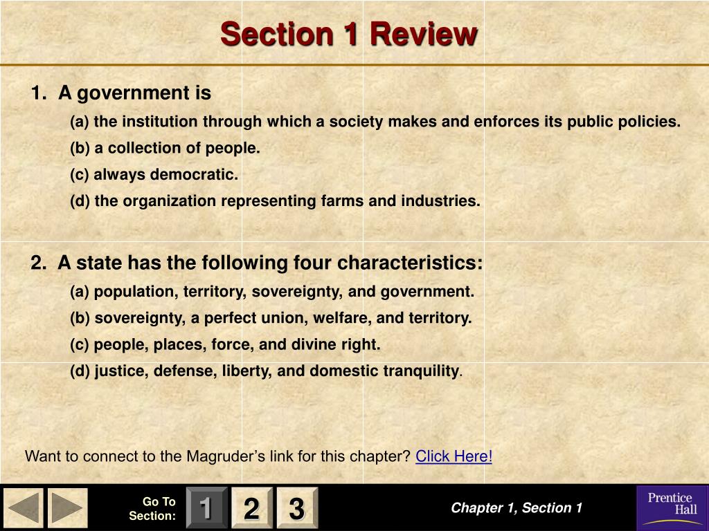 Government chapter 1 powerpoint con't SlideShare