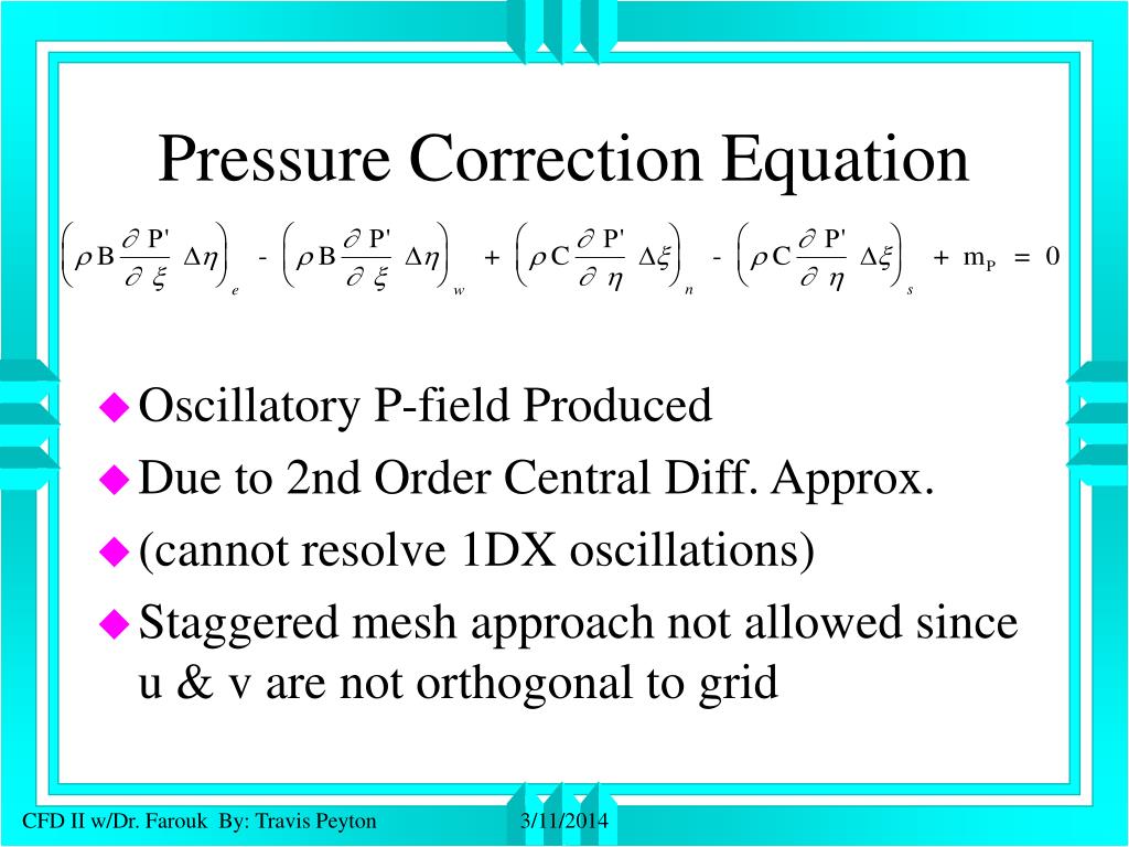 PPT Modifications to the SIMPLE Method for NonOrthogonal, Non