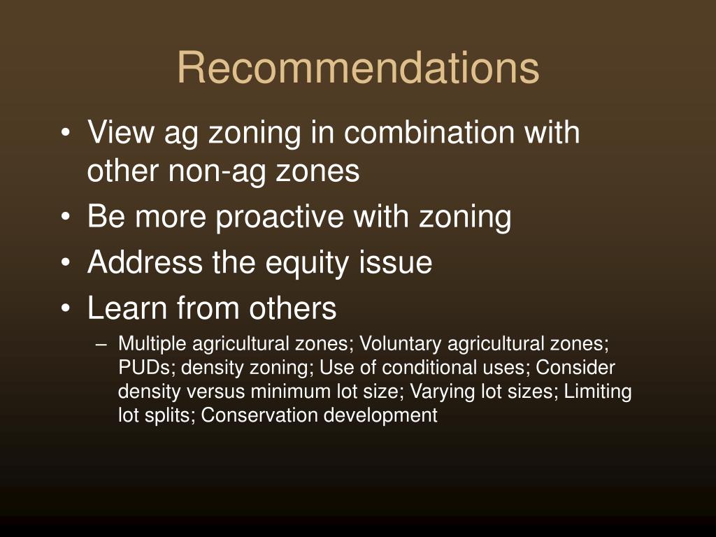 PPT Supporting Agriculture through Zoning PowerPoint Presentation, free download ID25854