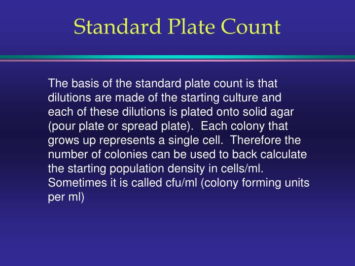 PPT Methods of Counting Bacteria PowerPoint Presentation ID259068