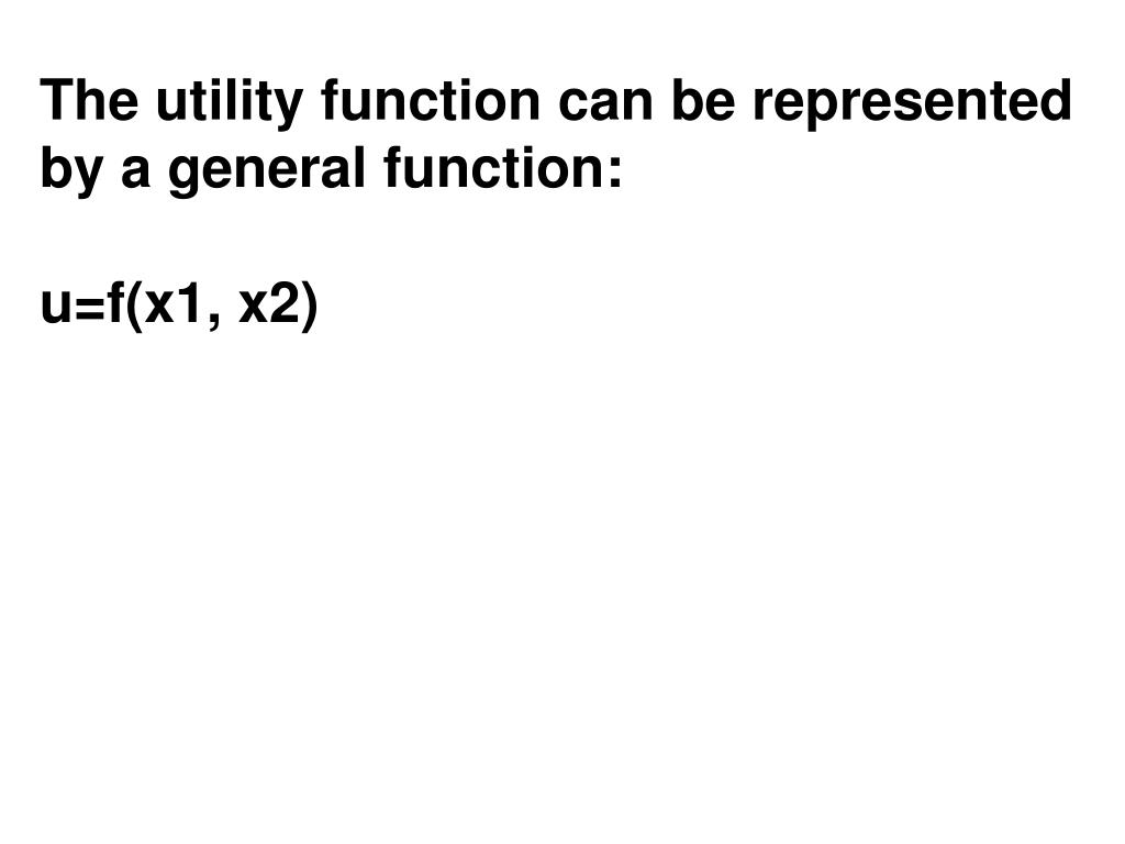 PPT Chapter 4 Utility Functions PowerPoint Presentation, free