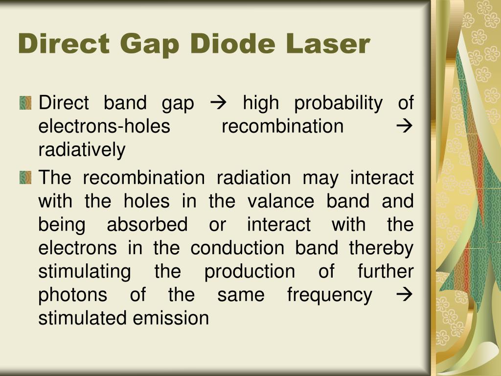 PPT Principle of Diode LASER Laser 2 PowerPoint Presentation, free