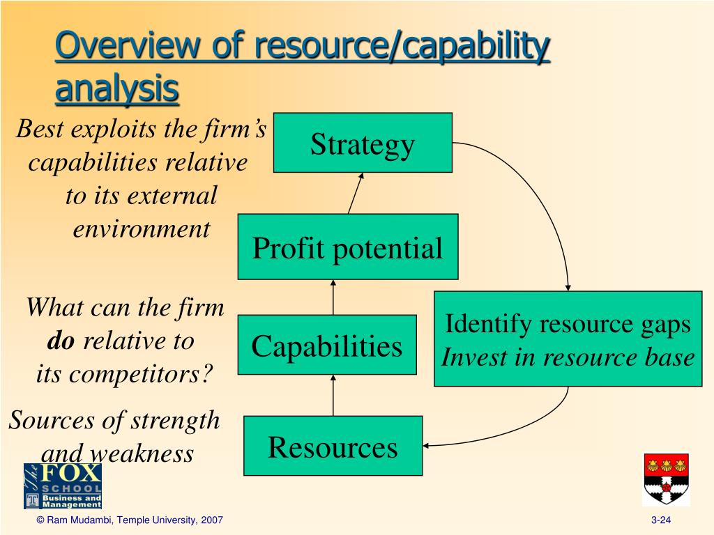 PPT Lecture 3 Internal Analysis Resources, Capabilities