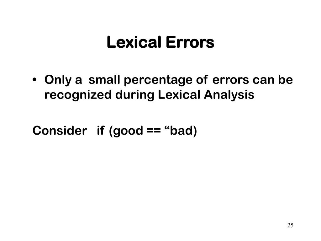 PPT Lexical Analysis PowerPoint Presentation, free download ID261512
