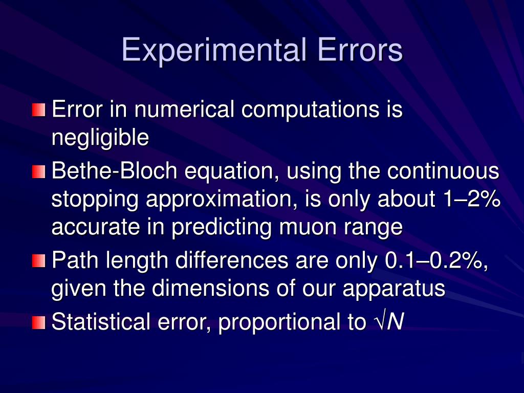 PPT Energy Distribution of Cosmic Ray Muons PowerPoint Presentation