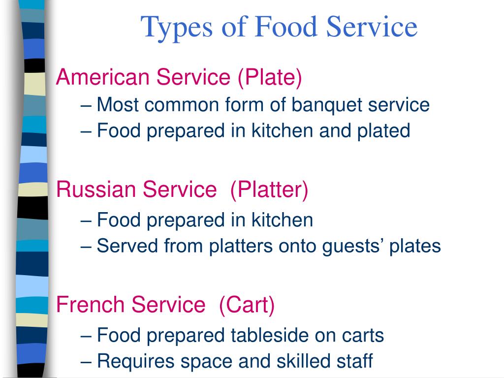 PPT Chapter 14 Food and Beverage Service PowerPoint Presentation