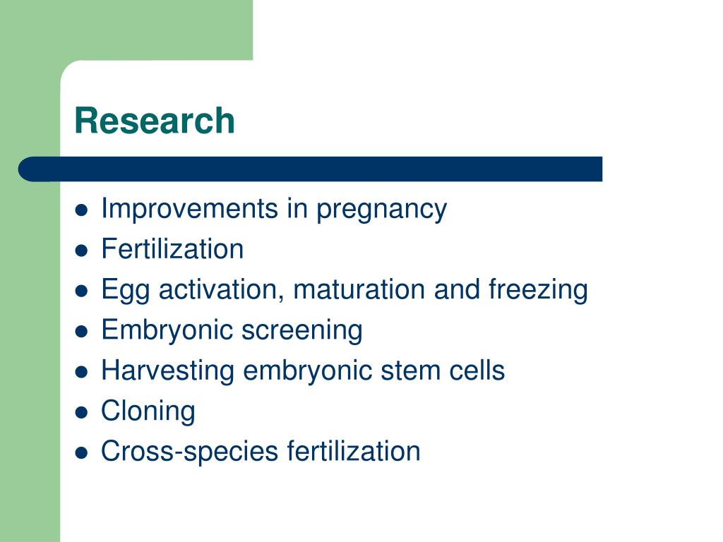 PPT Human Embryo Research PowerPoint Presentation, free download ID