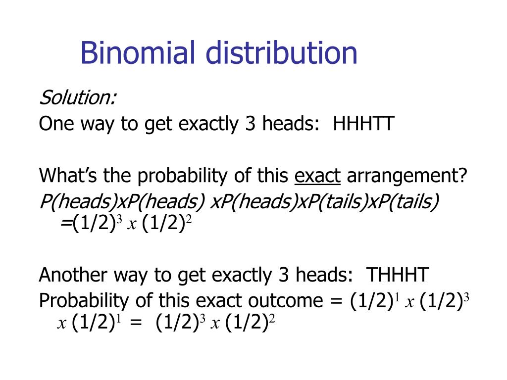 PPT Examples of discrete probability distributions PowerPoint