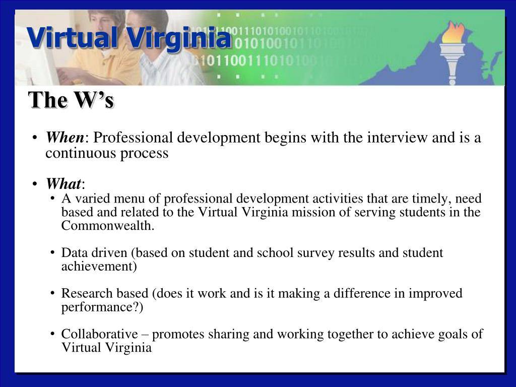 PPT Virtual Virginia PowerPoint Presentation, free download ID26482