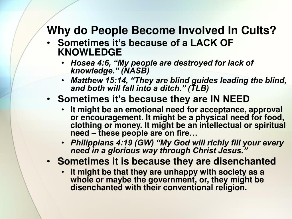 PPT Cults 101 PowerPoint Presentation, free download ID264848