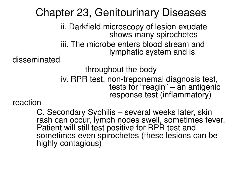 PPT Chapter 23, Genitourinary Diseases PowerPoint Presentation ID