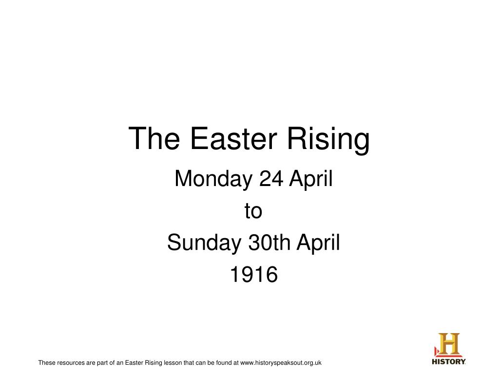 PPT The Easter Rising PowerPoint Presentation, free download ID265415