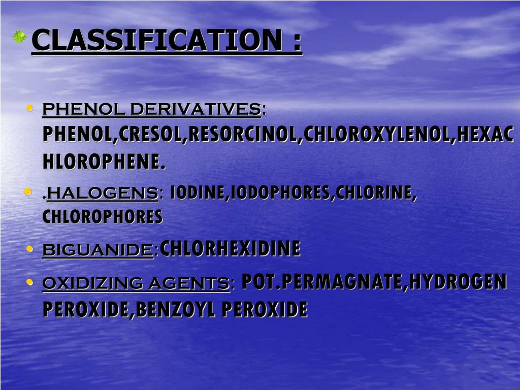 PPT Antiseptics ,Disinfectants PowerPoint Presentation ID265511