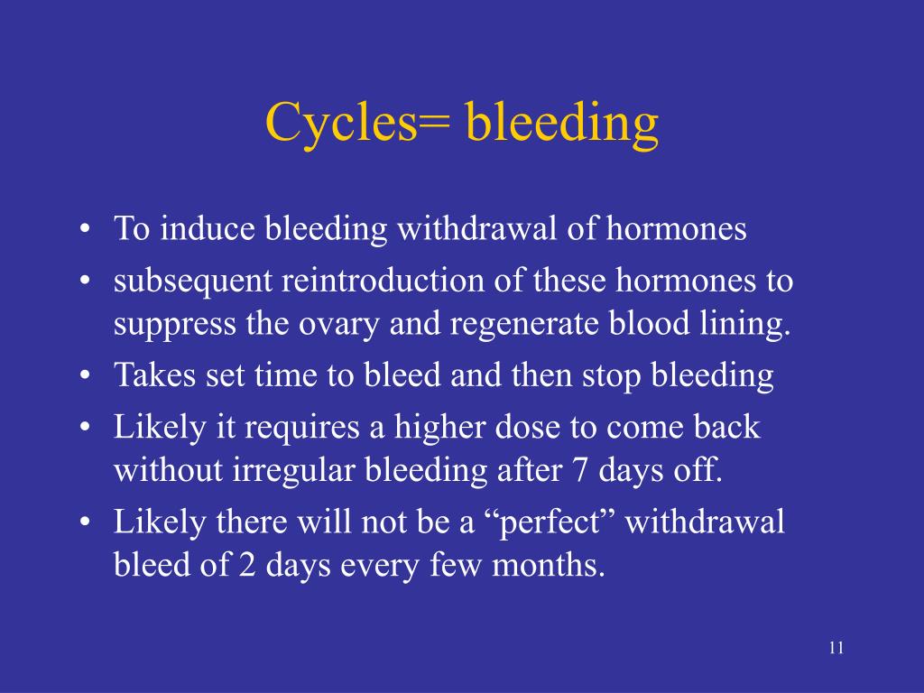 PPT Menstrual cycle suppression; an endocrine treatment PowerPoint