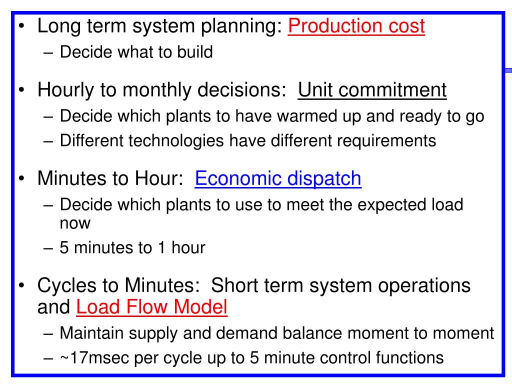 PPT Least Cost System Operation Economic Dispatch 1
