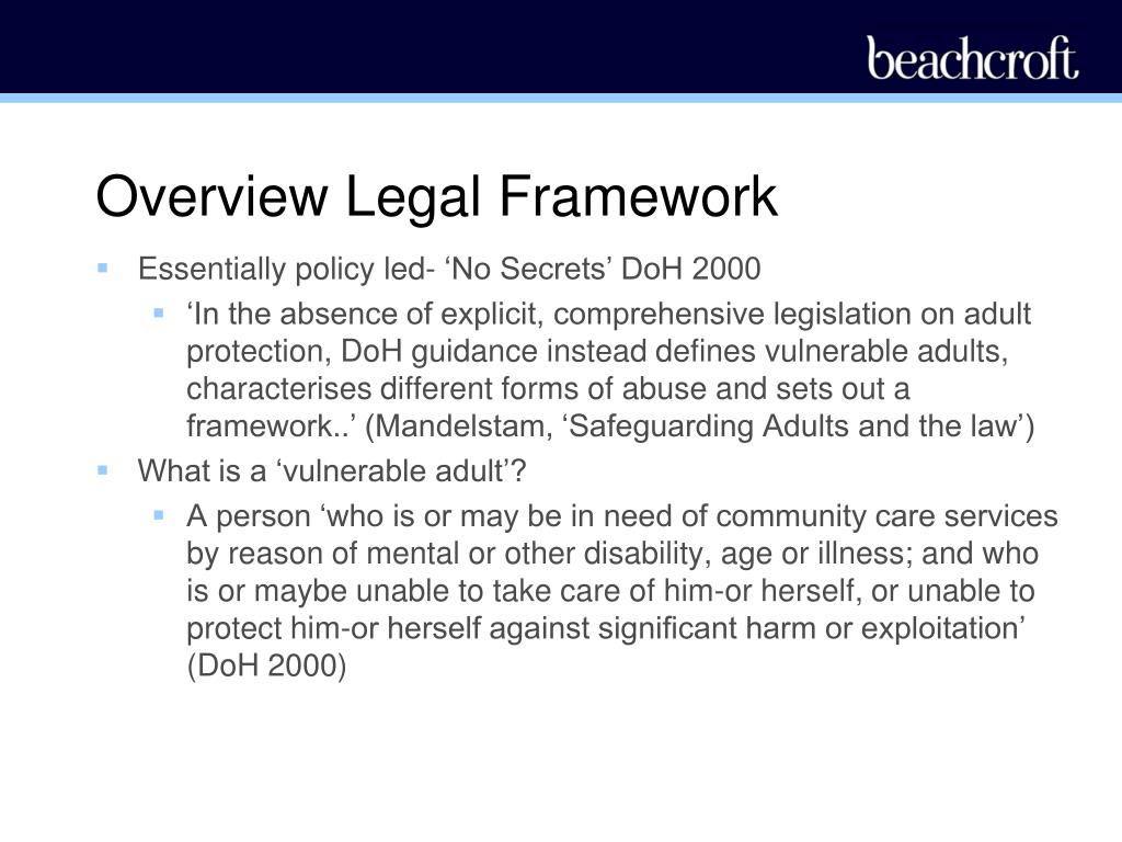 PPT THE LAW & SAFEGUARDING ADULTS PowerPoint Presentation ID267458 PPT THE LAW & SAFEGUARDING ADULTS PowerPoint Presentation ID267458