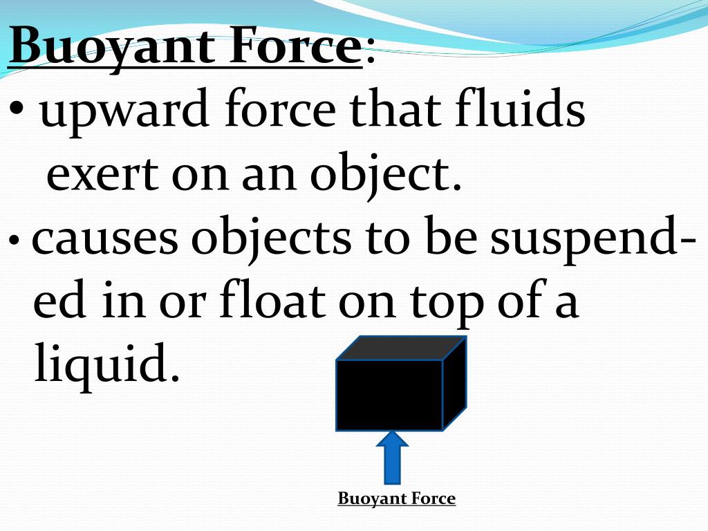 PPT Ch. 3 Sec. 2 “Buoyant Force” Notes 12/2/08 PowerPoint