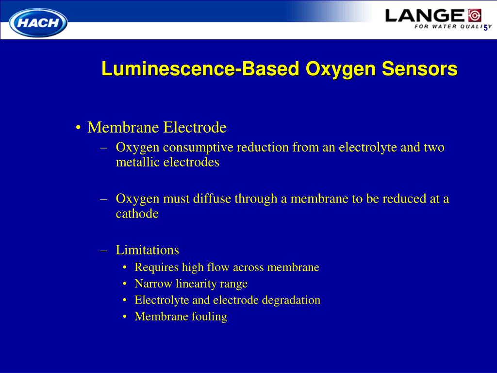 PPT Measurement of Dissolved Oxygen with a Luminescencebased Oxygen