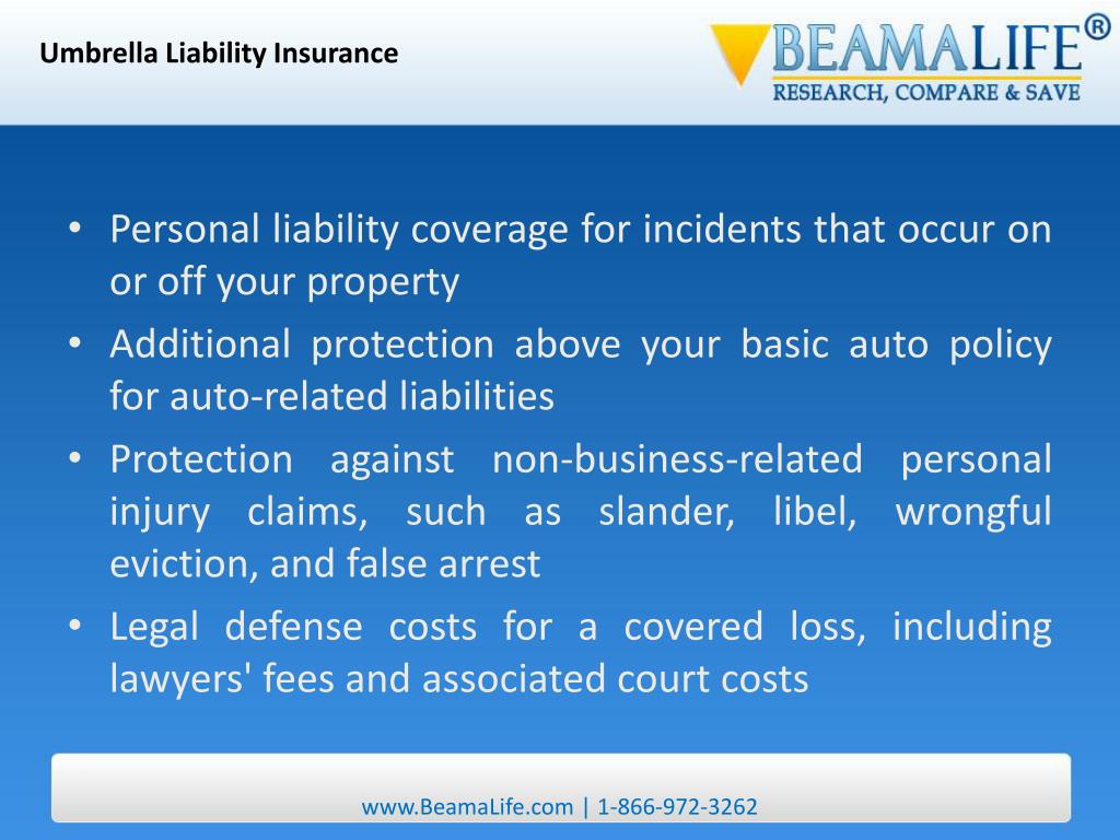 PPT Umbrella Liability Insurance PowerPoint Presentation, free