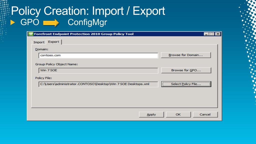PPT Microsoft Forefront Endpoint Protection 2010 and Microsoft System