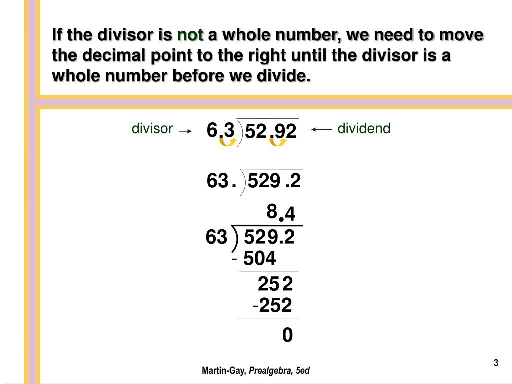 PPT Dividing Decimals PowerPoint Presentation ID272082