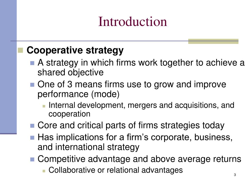PPT Chapter 9 Cooperative Strategy PowerPoint Presentation, free