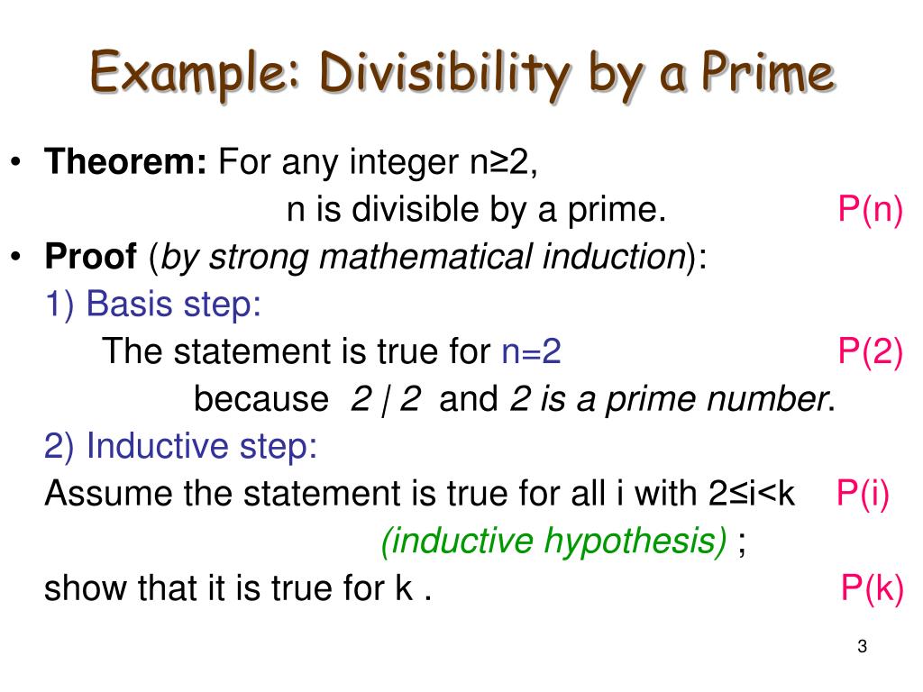PPT Strong Mathematical Induction PowerPoint Presentation, free