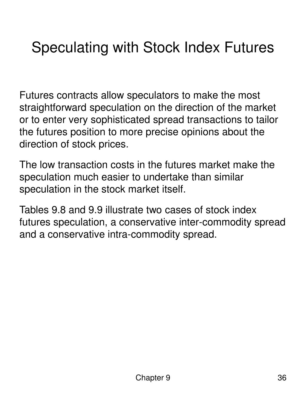 PPT CHAPTER 9 Security Futures Products Introduction PowerPoint