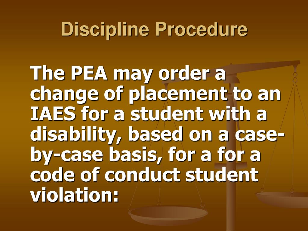 PPT Discipline Requirements Under IDEA 2004 PowerPoint Presentation