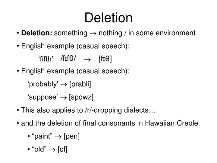 PPT Phonology, Part V Rules + Syllable Structure PowerPoint