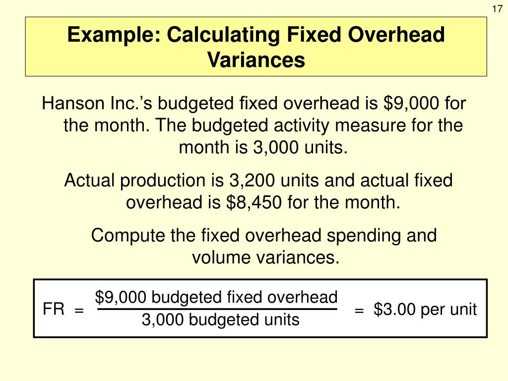 PPT The Flexible Budget Factory Overhead PowerPoint Presentation