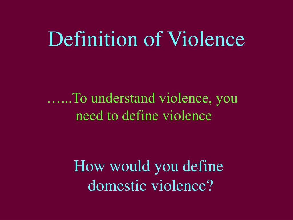 PPT The Epidemiology of Domestic Violence PowerPoint Presentation