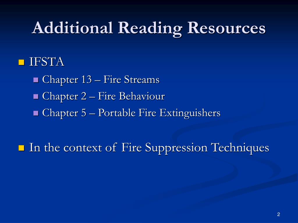 PPT Fire Suppression Techniques IFSTA Chapter 14 PowerPoint