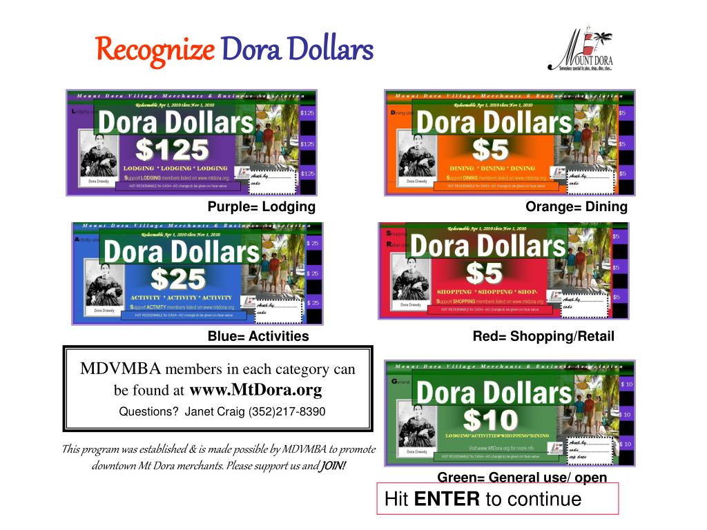 PPT MDVMBA Mount Dora Village Merchants and Business Association