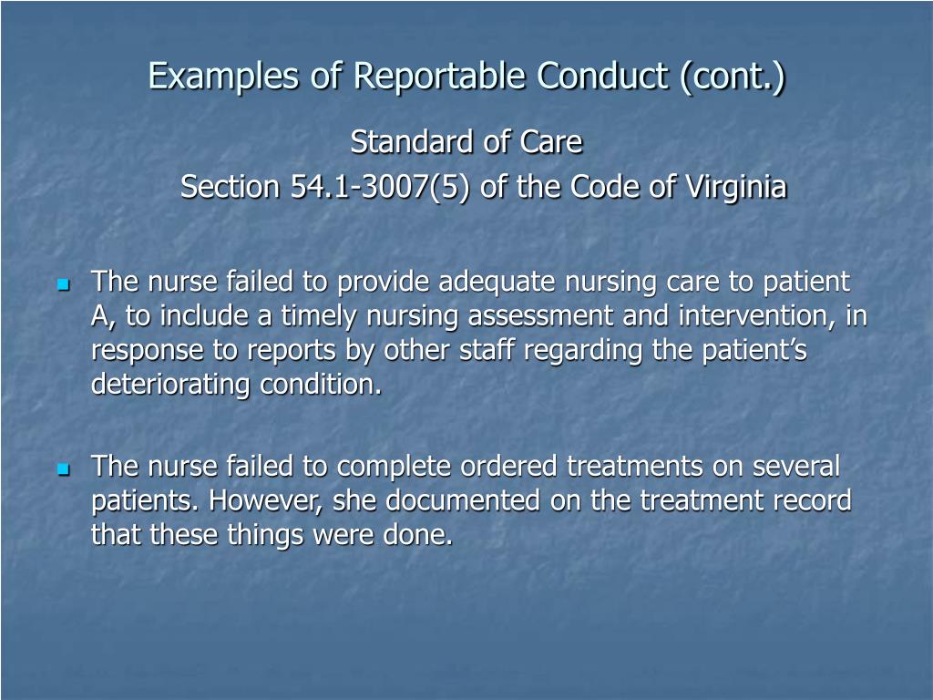 What Is Reportable To The Board Of Nursing at Chad Bobo blog