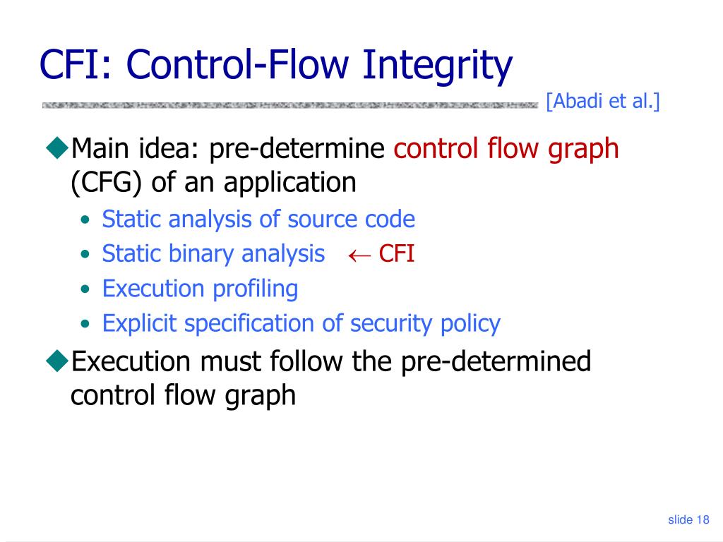 PPT Inline Reference Monitors SFI, CFI, XFI, WIT, NaCl PowerPoint