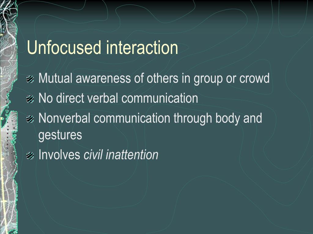 PPT Social Interaction and Everyday Life PowerPoint Presentation