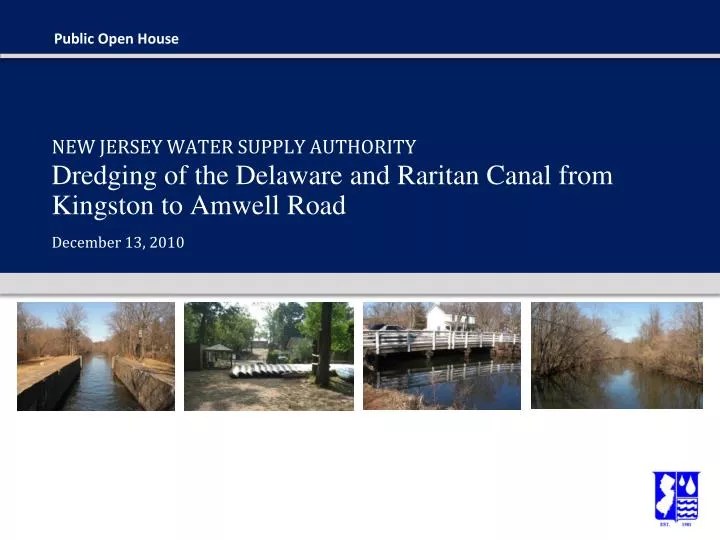 PPT NEW JERSEY WATER SUPPLY AUTHORITY Dredging of the Delaware and