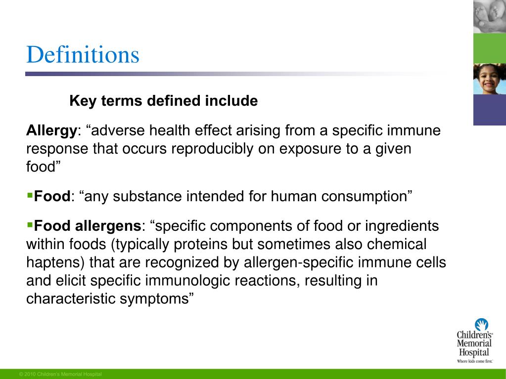 PPT Food Allergy Guidelines for Managing LifeThreatening Food