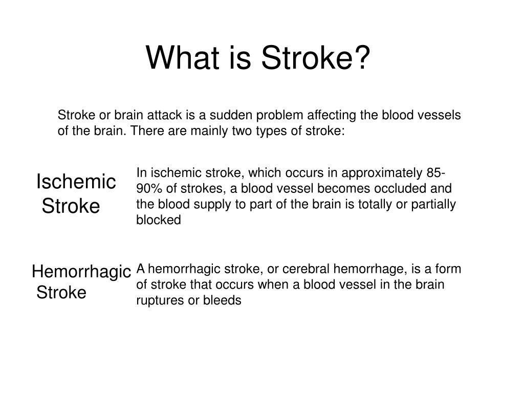 PPT What is Stroke? PowerPoint Presentation, free download ID278925