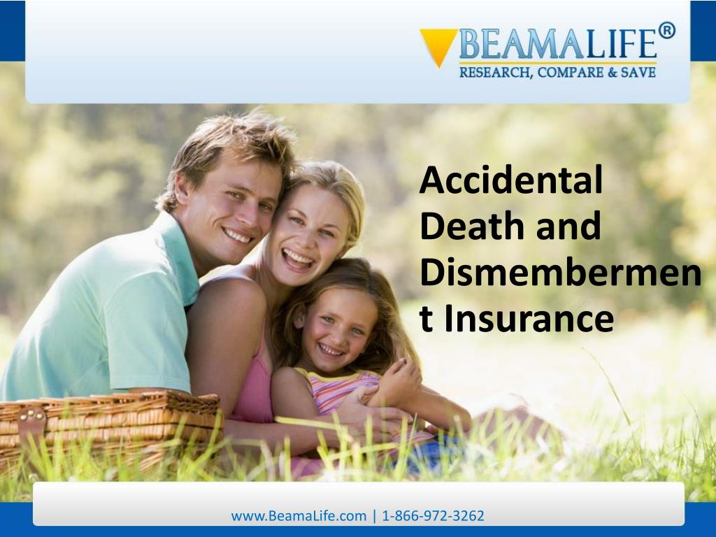 PPT Accidental Death and Dismemberment Insurance PowerPoint