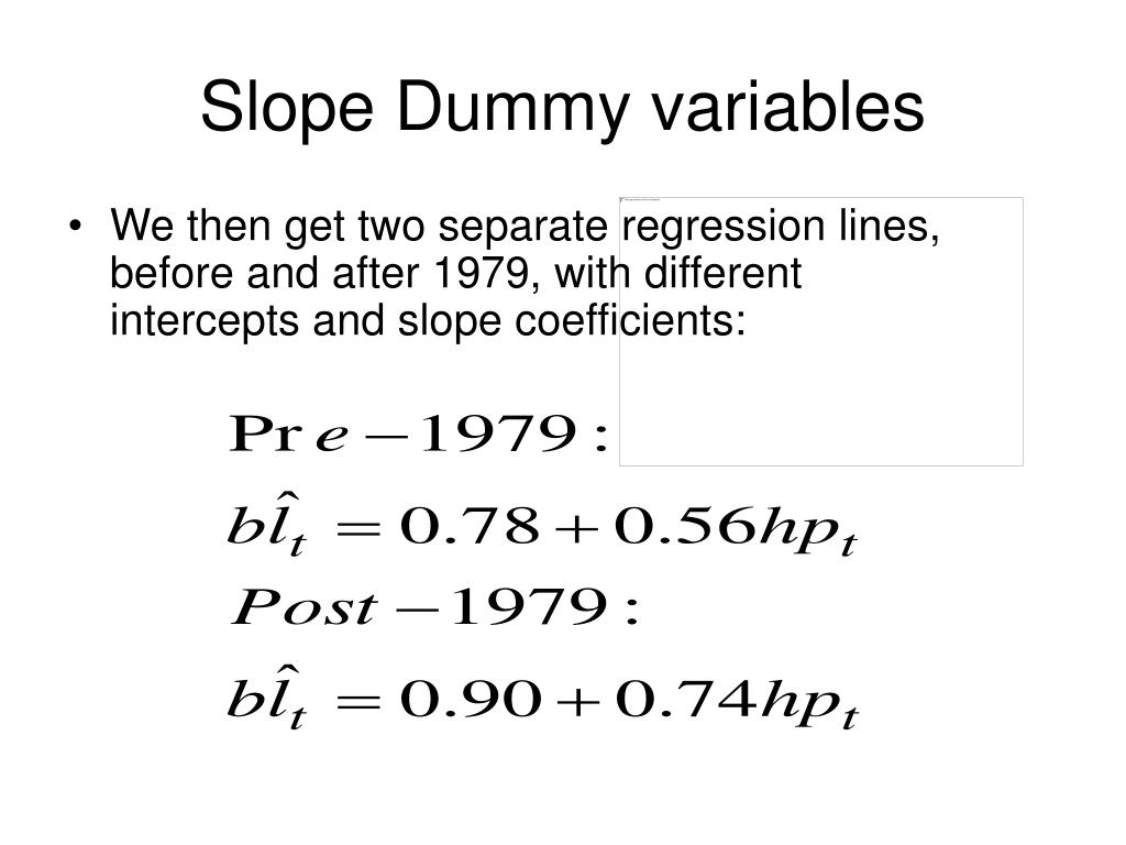 PPT Dummy Variables PowerPoint Presentation, free download ID279643