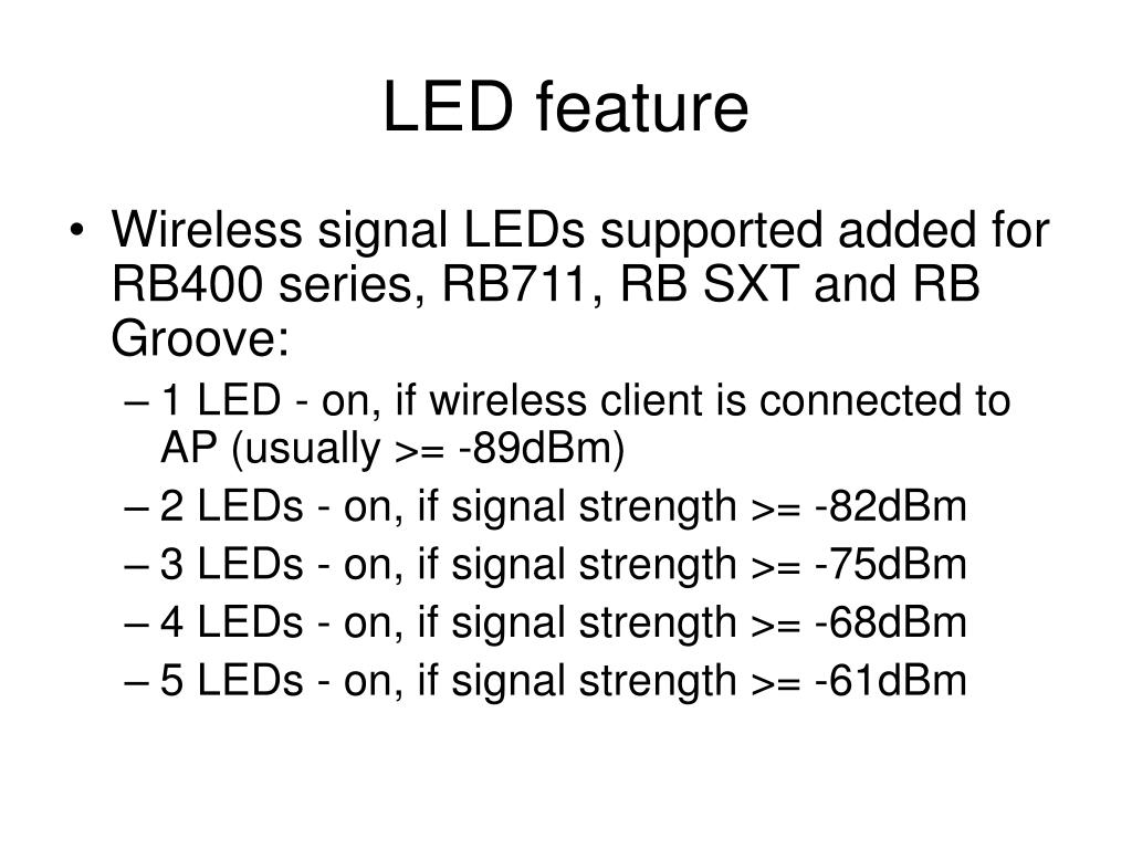 PPT RouterOS v5 wireless features PowerPoint Presentation, free