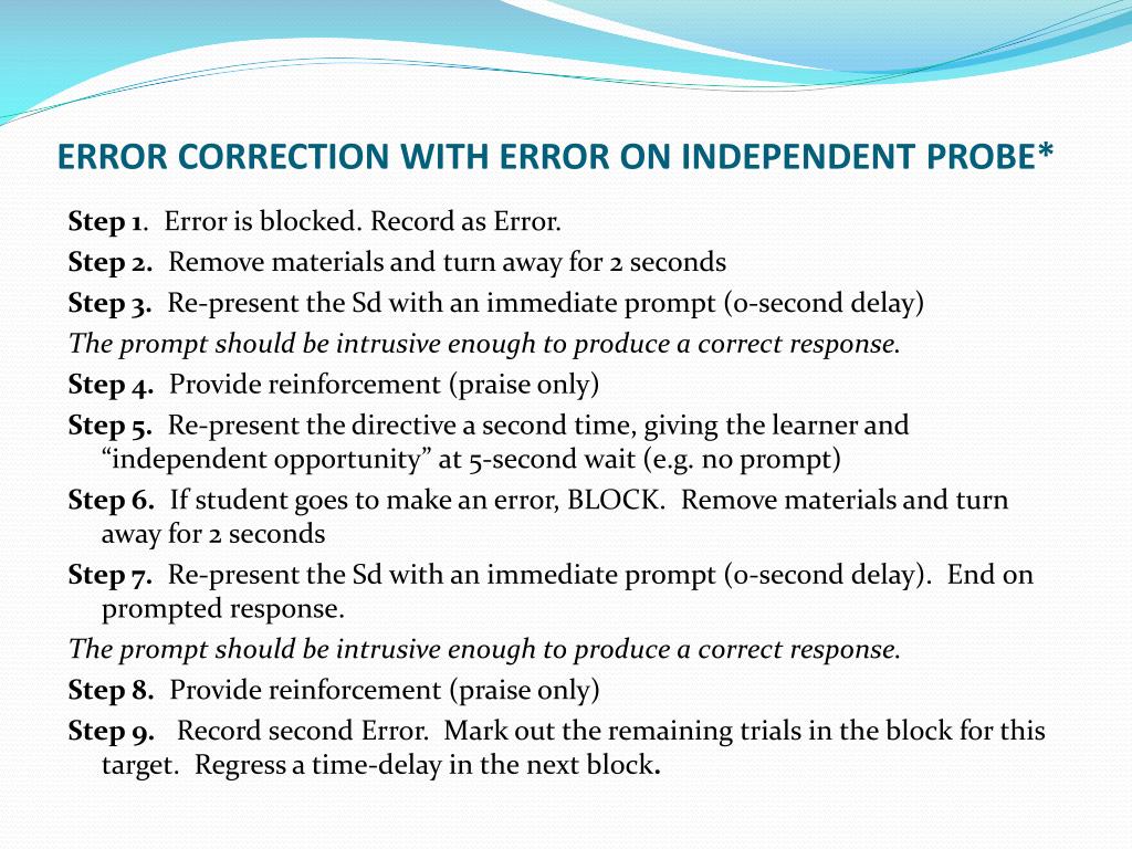 PPT ABA and Discrete Trial Teaching PowerPoint Presentation ID279896
