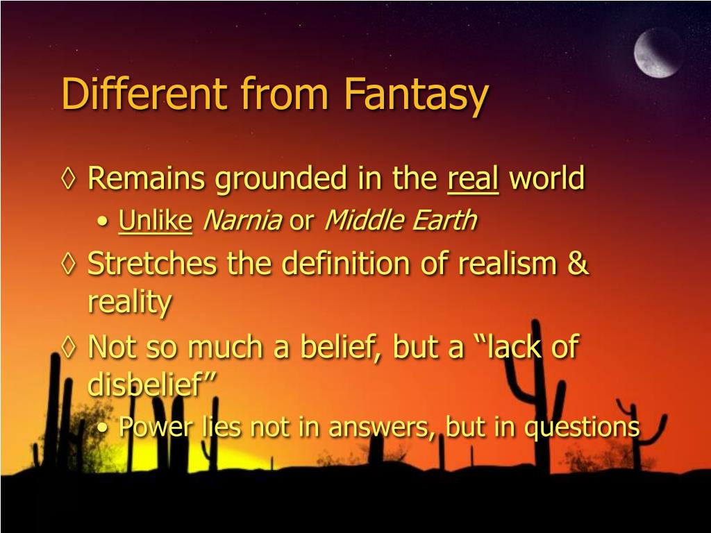 PPT Magical Realism PowerPoint Presentation, free